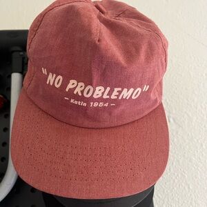 Katin Red Casual Cap “No Problemo”